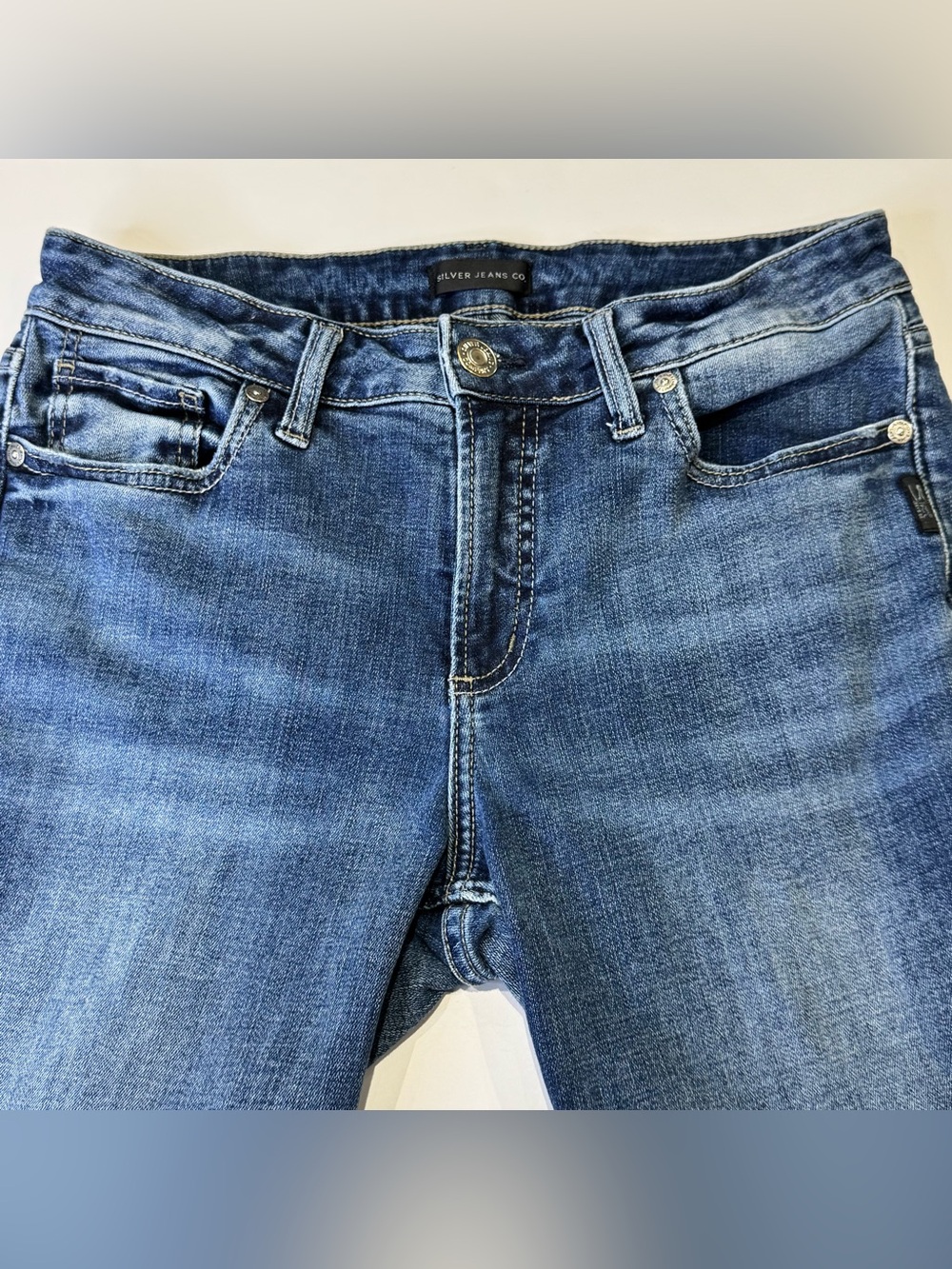 Silver Jeans Co Suki Skinny Leg Women's 30x29 Blue Denim